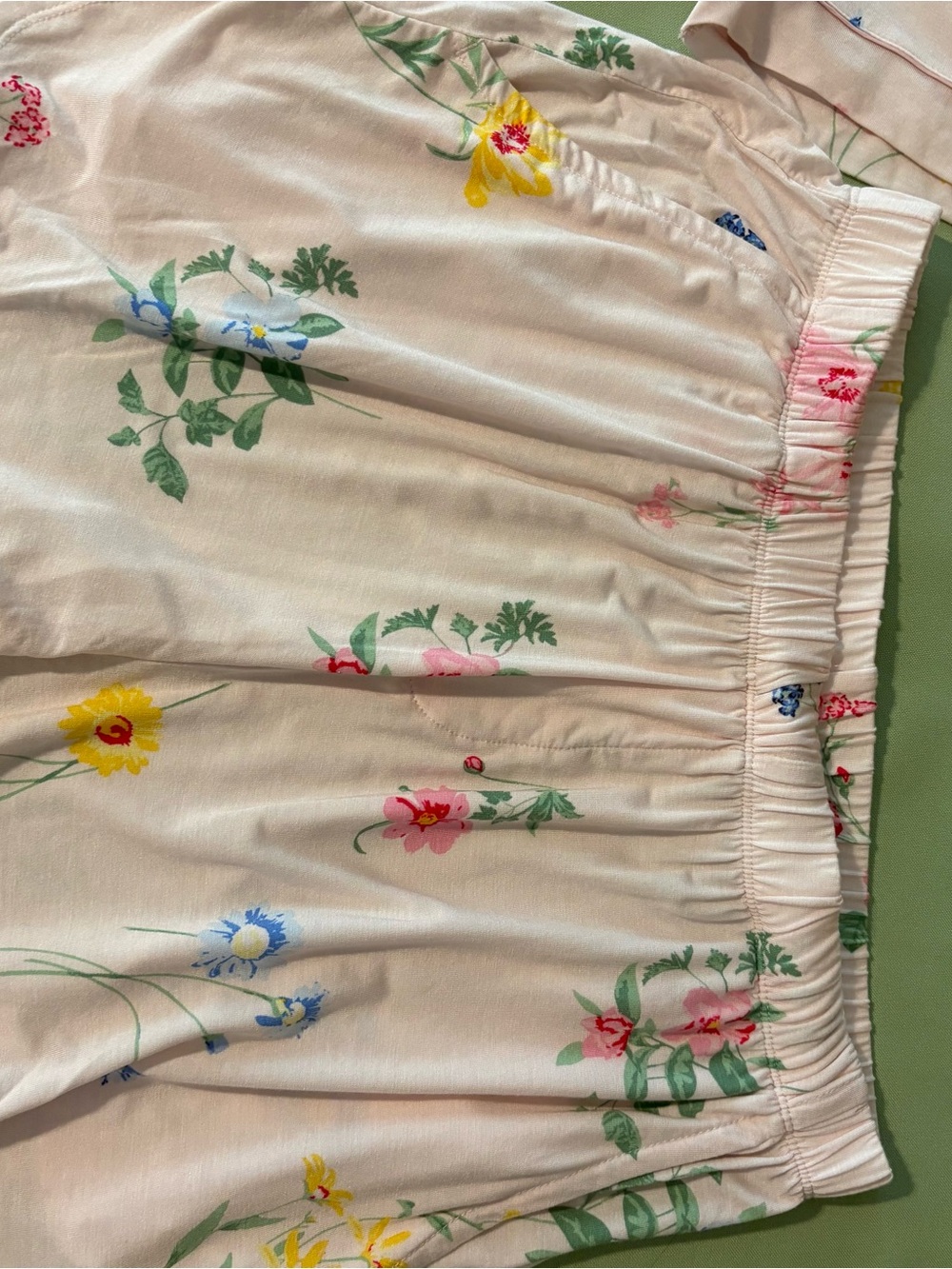 GAP BODY two piece soft pajama short set S NWT pink floral - Picture 3 of 3